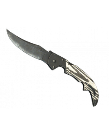 Canivete Falchion (★) | Preto Laminado (Testada em Campo 0.16)